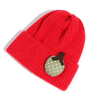 

Korean version of autumn&winter tide childrens knitted hat cute cartoon baby hat male girl ear protection warm hair hat