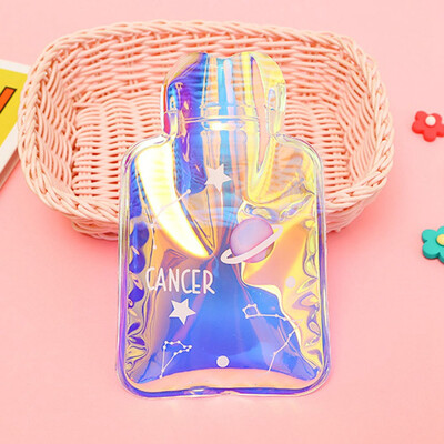 

Mini Cute Portable Laser Hot Water Bottle Cartoon Simple Winter Warm Water Bag Note Water Hand Warmers