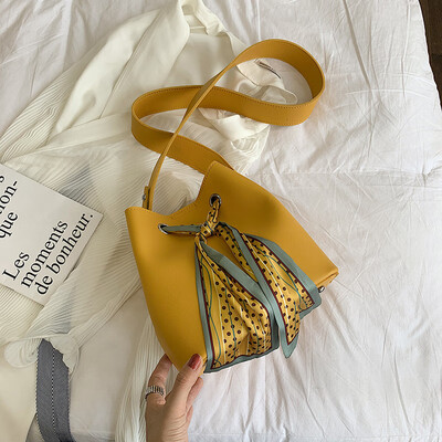 

Summer child bag female bag new 2019 small fresh Korean version of the wild single shoulder slung fashion casual bucket bag