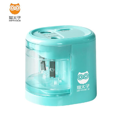 

MAOTAIZI Automatic Electric Pencil Sharpener Helical Cutter Double-hole Pencil Sharpeners Stationary with USB Cable for Kids Artis