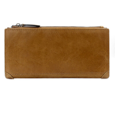 

Tailored Men Genuine Leather Wallet Leather CreditID Card Holder Purse Wallet BK