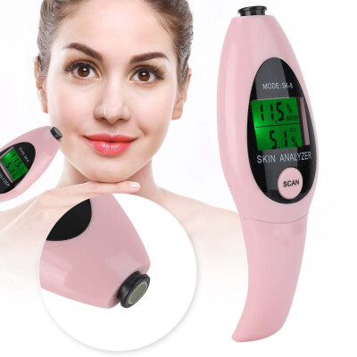 

Greensen 2 Colors Digital LCD Display Precision Skin Sensor Tester Facial Moisture Water Oil AnalyzerSkin Tester Moisture Meter