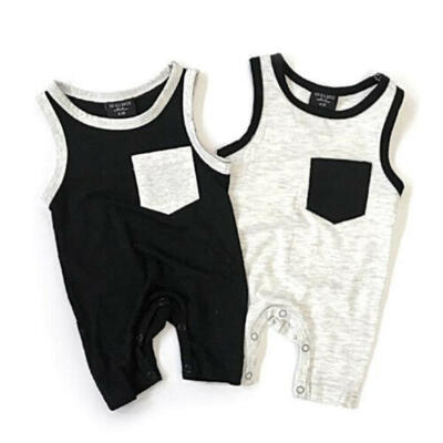 

Infant Toddler Baby Girls Boys Vest Romper Short Pants Jumpsuit Outfits Clothes
