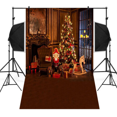 

Toponeto Christmas Backdrops Snowman Vinyl 3x5FT Lantern Background Photography Studio