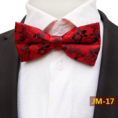 

2019 off-the-shelf new 18-color plum mens bow tie fashion wedding groom bow