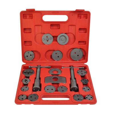 

22pc Universal Caliper Tool Kit Case Wind Back Disc Brake Pad Piston Compressor