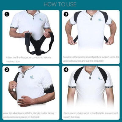 

Magnetic Posture Corrector Belt for Lumbar Lower Back Support Shoulder Brace