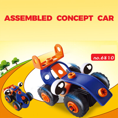 

Tailored Children DIY Assembly Puzzle Screw Truck Education Toy Gift 1PCS