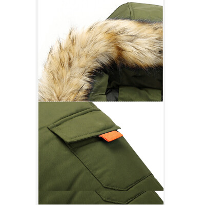 

Gobestart Unisex Women Men Outdoor Fur Wool Fieece Warm Winter Long Hood Coat Jacket