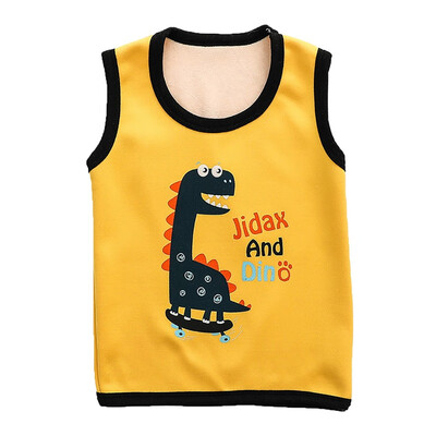 

Kids Vest Children Baby Boys Girls Coats Cartoon Jacket Winter Autumn Warm Sleeveless Outerwear Coats Children Outfits