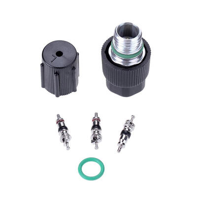 

AC System Caps Valve Cores Air Conditioning Service Rapid Seal Kit