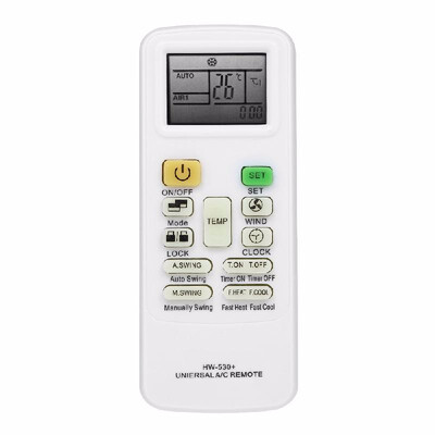

Universal LCD Screen AC Air Conditioner Remote Control Conditioning Controller for HAIER Midea LG TCL FUJITSU SHARP White