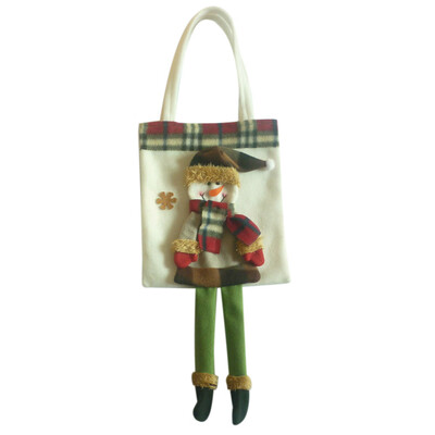 

Toponeto Christmas Printing Drawstring Beam Port Storage Bag Travel Bag Gift Bag Two Feet