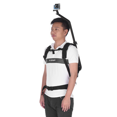 

SHOOT Sports Camera Selfie Photography Backpack Bag with Mounting Bracket Adapter for GoPro 5433 for XiaoYi SJCAM Action Camer