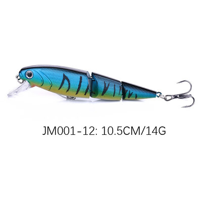 

VISSEN 1PCS 105cm 14g Multi Sections Fishing Bait Wobblers Minnow Fish Lures Artificial Bait Carp Fishing Gear