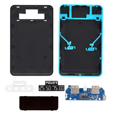 

Dual USB 4x 18650 Battery Case Power Bank DIY Kit Battery Charger Cover Battery Box Holder Shell