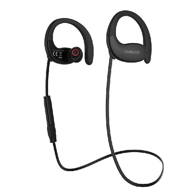 

dodocool Wireless Stereo Sports In-Ear Headphone IPX5 Splash-proof with In-line Remote HD Mic CVC 60 Noise Cancellation Multipoin