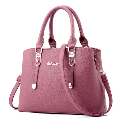 

2017 New Arrival Shoulder Bags Casual Zipper Messenger Bags PU Leather Bag Zipper Tote Satchel Sac Women Bag Handbag OL Style