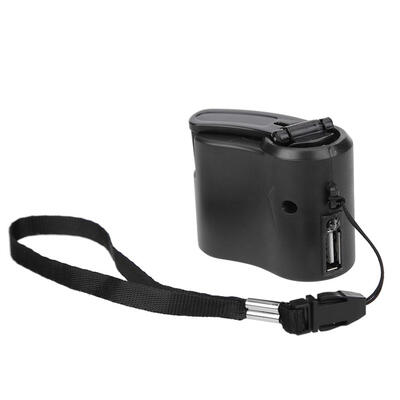 

Portable USB Phone Emergency ABS Charger 55V Hand Crank Travel Charger