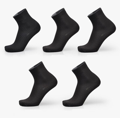 

Men Bamboo Fiber Socks Brand New Casual Business Anti-Bacterial Deodorant Breatheable Man Long Sock 5pairs lot