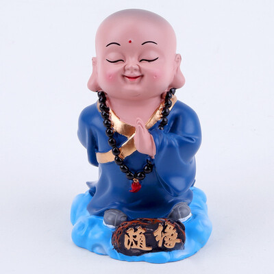 

Car decoration small monk doll creative gift crafts ornaments