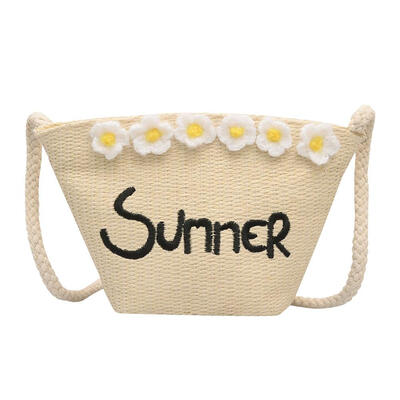 

Summer Straw Messenger Bags Woven Beach Crossbody Women Shoulder Handbags