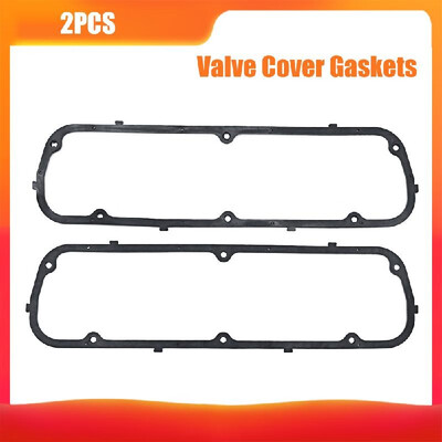 

2Pcs Engine Steel Core Rubber Valve Cover Gaskets for FORD 260 289 302 351W