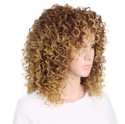 

Wigs European American fashion African small volume wig headgear
