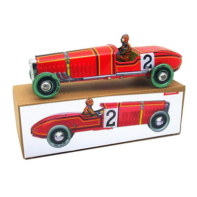 

YIWULATinplate Nostalgic Clockwork Chain Toy Photography Props Nostalgic Car MS808