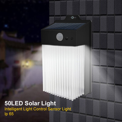 

〖Follure〗LED Solar Smart PIR Motion Sensor Wall Light Outdoor Garden Waterproof Light 50LED