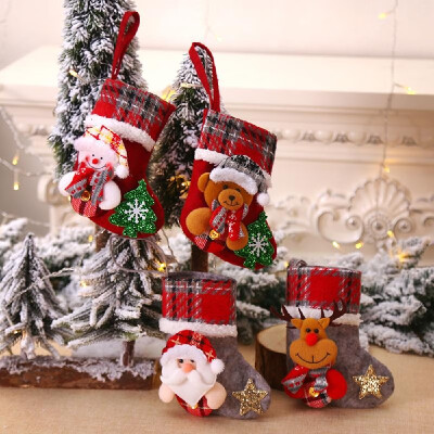 

Christmas New Style Creative Doll Christmas Socks Gift Bag Christmas Tree Pendant Christmas Decoration For Christmas Party Decora