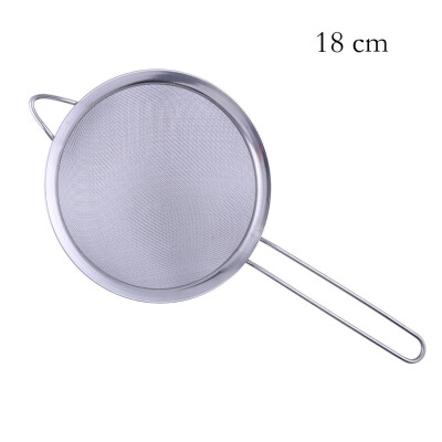 

Toponeto 7 Sizes Stainless Steel Wire Fine Mesh Oil Strainer Flour Sifter Sieve Colander