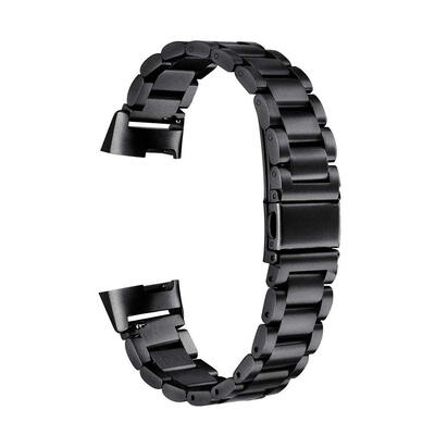 

Stainless Steel Replacement Watch Strap for Fitbit Charge 3 Smart Bracelet