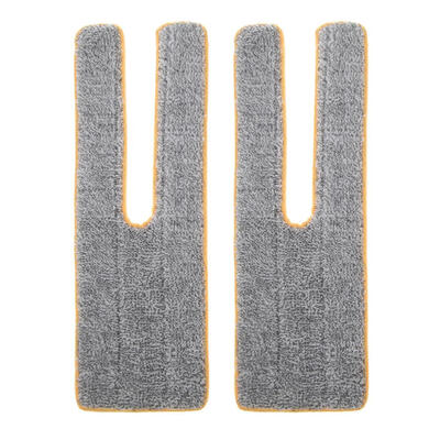 

2pcs Double Side Flat Mop Replacement Cloth Kitchen Household Cleaning Tool