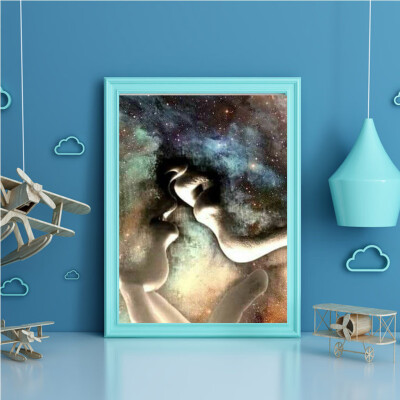 

Toponeto Embroidery Paintings Rhinestone Pasted DIY Diamond Painting Cross Stitch 5D