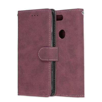 

MOONCASE One plus 5T retro matte 3 card holster - rose red