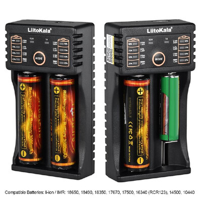 

Liitokala Lii-202 Smart Battery Charger for 12V37V32V385V AAAAA 186501849018350163401450010440 NiMH Lithium Rechargea