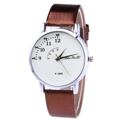 

RM Zhou Lianfa Brand New Quartz Watch Mens Leather Strap Korean Lady Student Coupl
