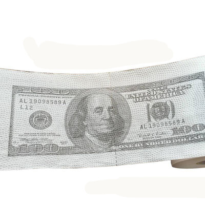 

〖Follure〗One Hundred Dollar Bill Printed Toilet Paper America