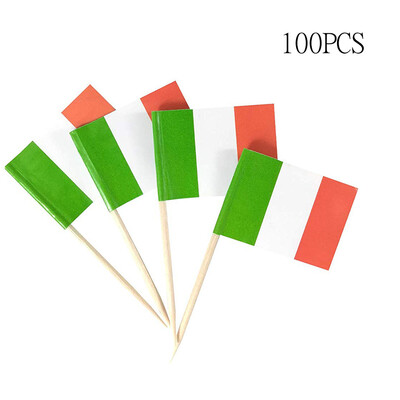 

Toponeto 100Pcs Flag Picks for Sandwiches Appetizers Cupcake Toppers