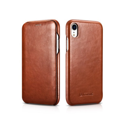 

ICARER Cases For Apple iPhone XR  MAX Case Litchi Skin Pattern Genuine Leather&PC Book Cover For iPhone X  Phone Case