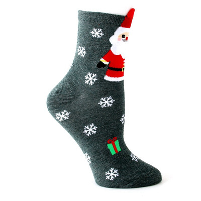 

Womens Socks Warm Christmas Cotton Socks Cosy Female Cute Animal Printed Hosiery