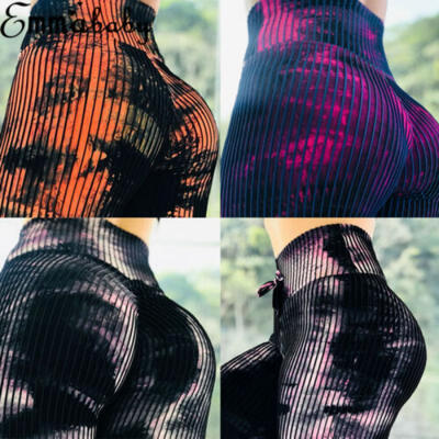 

Women Printed Yoga Leggings Fitness High Waist Sport Jogging Pants Trousers