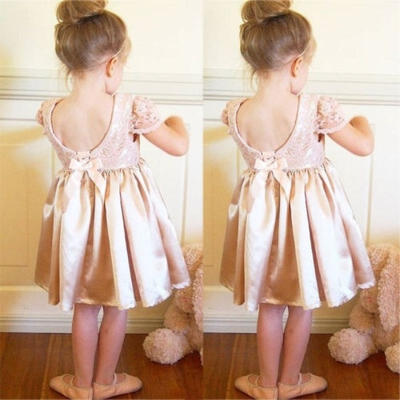 

Infant Baby Girl Birthday Wedding Pageant Party Princess Lace Tutu Formal Dress