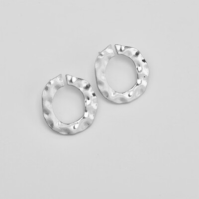 

2019 new brand design metal circle earrings minimalist generous creative earrings gifts for women