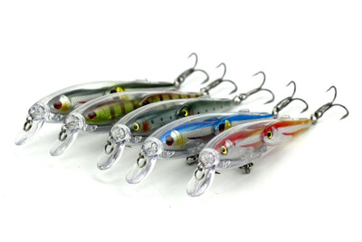 

VISSEN 5PCS 105cm 11g Minnow Fishing Lure Crankbait Wobblers Artificial Plastic Hard Bait Peche Fishing Tackle