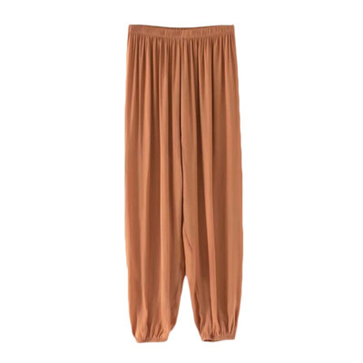 

Women 2019 Spring Summer New Vertical Pants High Waist Loose Thin Ice Silk Sunscreen Wide Leg Pants