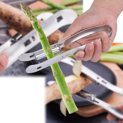 

Greensen 1Pc Stainless Steel Asparagus Vegetables Peeler Multifunction Tomato Remover Asparagus Peeler Vegetables Remover