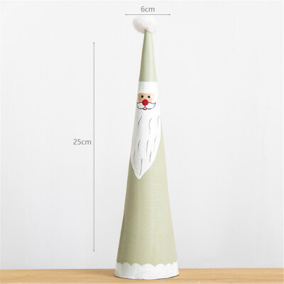 

Siaonvr Creative Wooden Santa Claus Christmas Xmas Decoration Kids Gift Ornament Toy