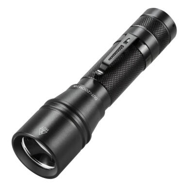 

Outdoor Camping T6 LED Flashlight USB Type-C Zoomable Focus Torch Light